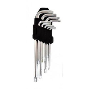 L-shaped long TORX wrench set T10-T50 (9 pcs.)
