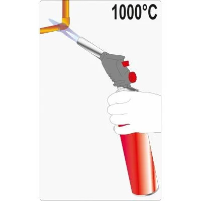 Dujinis degiklis su pjezo uždegimu 1000°C 360° - Image 4