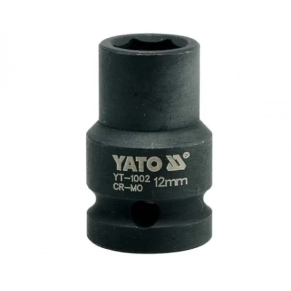 Impact socket 6-corner 1/2 12mm