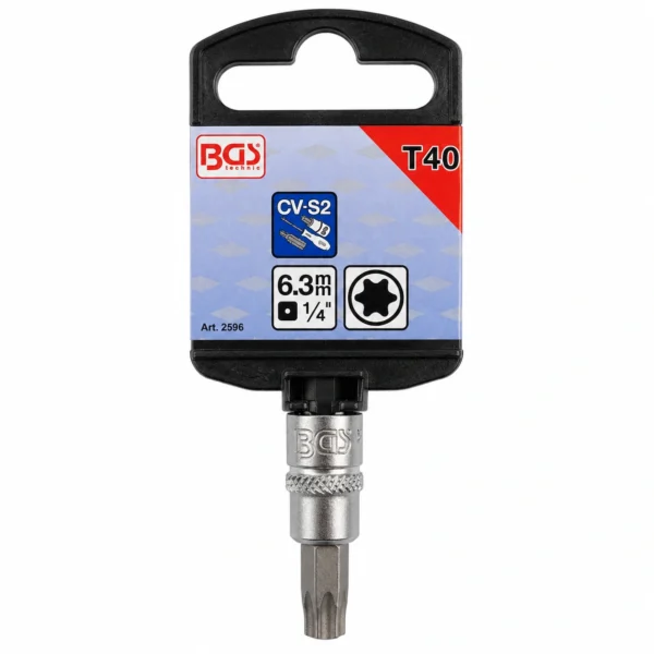 Antgalis įpresuotas į galvutę 1/4″ T40 – nuotrauka 2
