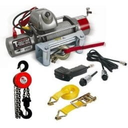 Kėlimo, traukimo įranga ir priedai