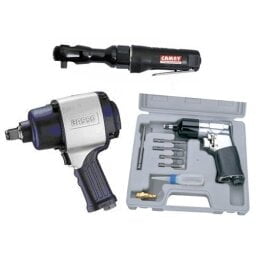 Pneumatiniai veržliasukiai, terkšlės