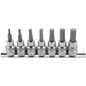 Įpresuotų antgalių rinkinys, 3/8″ (10mm),HEX 6-kampiai, 3-10mm