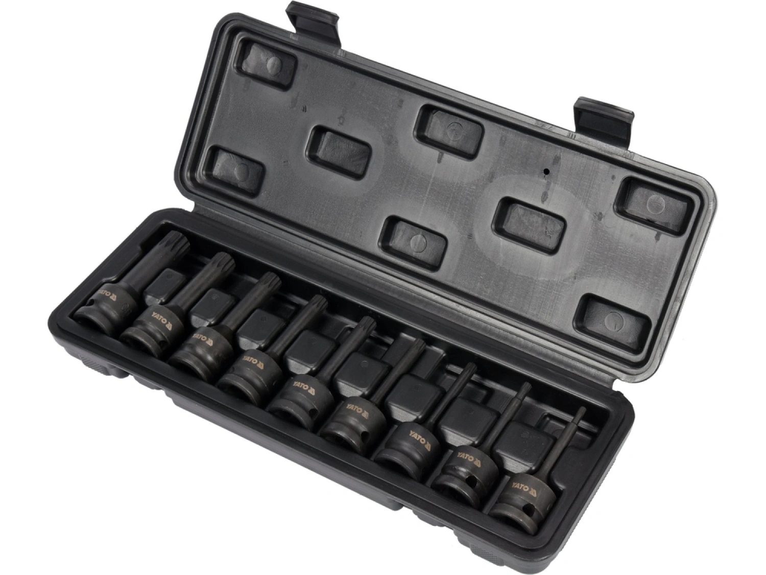 Smūginių antgalių rinkinys, 1/2" Spline M5-M18 - Image 2