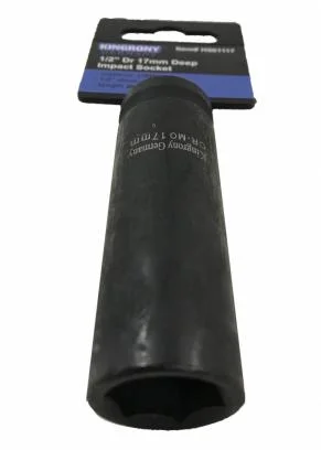 Smūginė galvutė ilga 6-kampė 1/2" 17mm