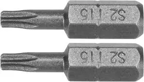 Antgalis atsuktuvui ¼ T15x25mm 2vnt. TORX
