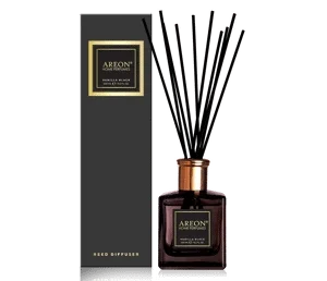 Namų kvapas su lazdelėmis AREON BLACK VANILLA 150 ml