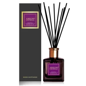Namų kvapas su lazdelėmis AREON BLACK PATCHOULI LAVENDER VANILLA 150ml