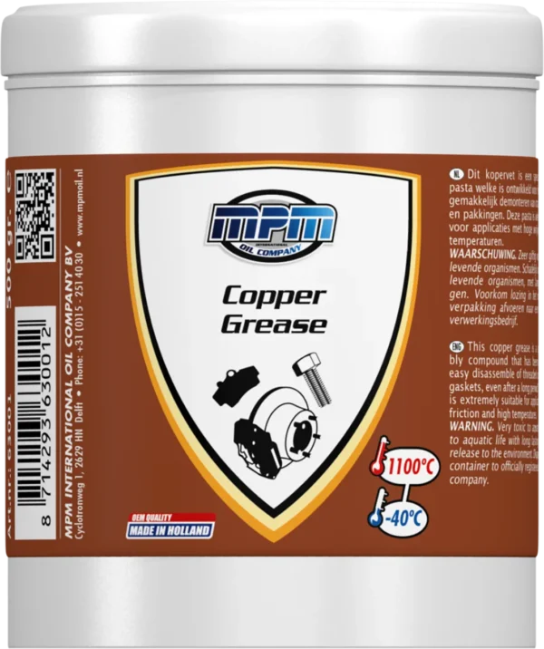 Tepalas MPM Copper Grease 0,5l (Vario tepalas)