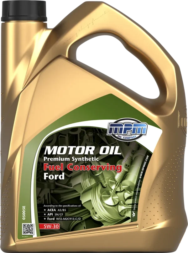 Alyva MPM Motor Oil 5W30 Premium Synthetic Fuel Conserving Ford 5L