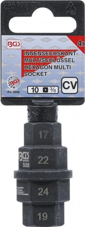 Speciali galvutė motociklams 3/8 17-19-22-24 - Image 3