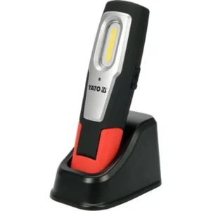 Darbo lempa akumuliatorinė, 6W COB, 600LM +250LM, LI-ION 3.7V 2600MAH, IK07, IP54, CRI80