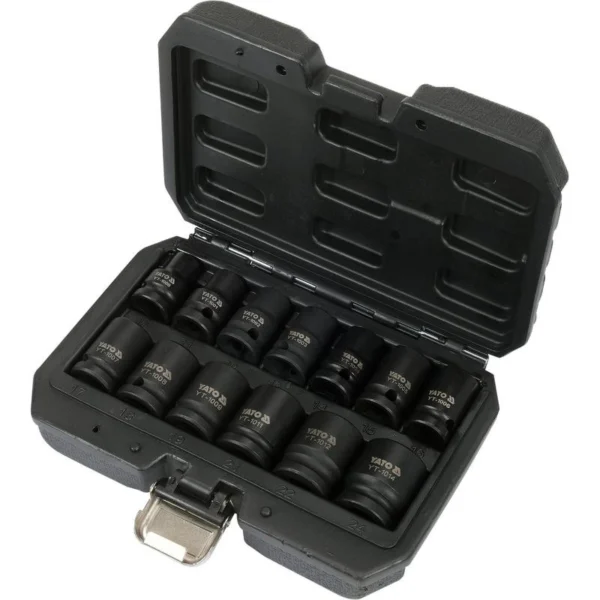 Smūginių galvučių rinkinys, 6-kampės, 1/2 10-24mm – nuotrauka 2