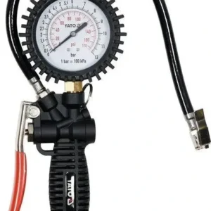 Pripūtimo pistoletas su manometru 8 bar.