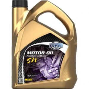 MPM Motor Oil 5W50 Premium Synthetic SN 5L