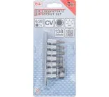 Įpresuotų antgalių komplektas, 1/4 (6,3mm), HEX 6-kampiai, 4-12mm - Image 3