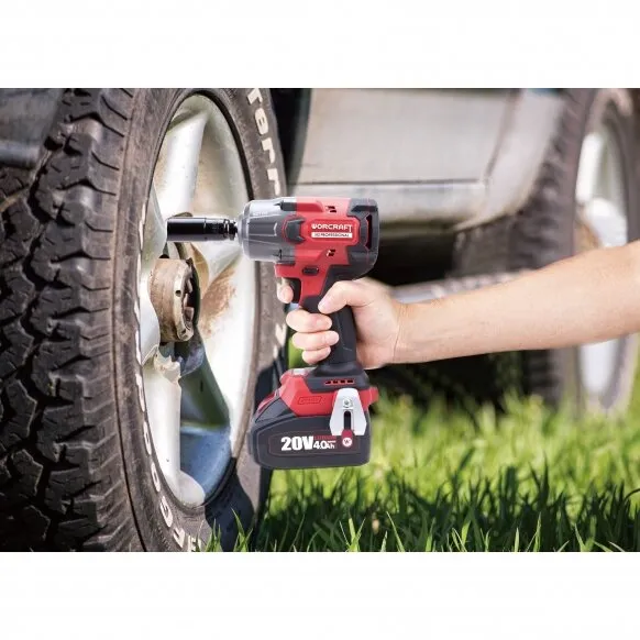 Akumuliatorinis smūginis veržliasukis 1/2 850 Nm 20V LI-ION (XCUBE dėžė) - Image 3