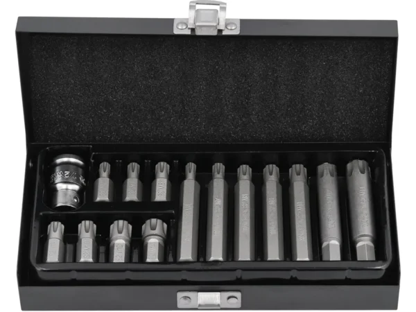 Antgalių komplektas 3/8 (10mm), Spline (Ribe), 15 vnt. – nuotrauka 4