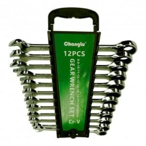 Veržliarakčių su terkšle komplektas 8-19mm (12 vnt.)