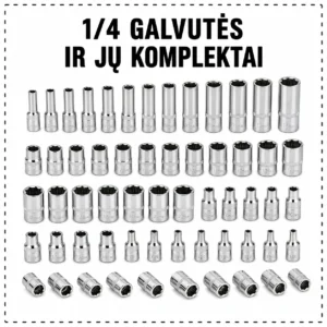 1/4" Heads and their sets