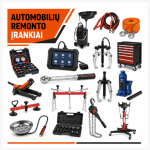 AUTOMOBILIŲ REMONTO ĮRANKIAI