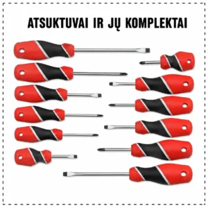 Screwdrivers and their sets