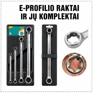 E-profile wrenches and sets
