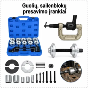 Pressing tools for bearings, sealing blocks