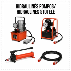 Hidraulinės pompos/ Hidraulinės stotelės