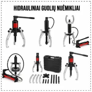 Hydraulic bearing removers