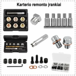For damaged crankcase thread