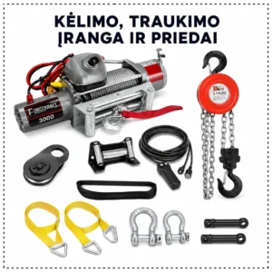 Lifting, pulling equipment and accessories