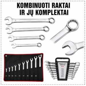 Combination wrenches and sets