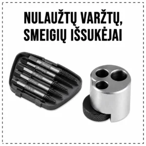 Removers of broken screws and studs