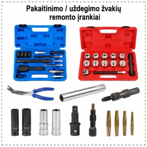 Reheat/spark plug repair tools