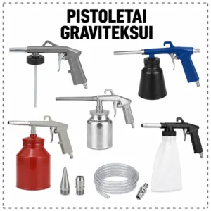 Pistols for gravitex