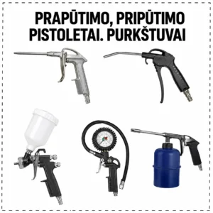 Tire inflation guns