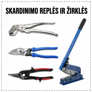 Pliers for bending sheet metal, holes, profiles