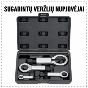 Cutters for damaged bolts and nuts