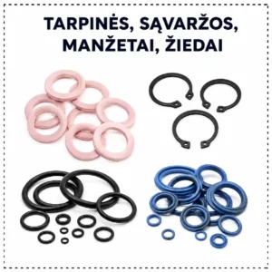 Gaskets, clamps, studs, pins and other kits