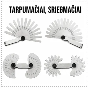 Feelers, screw pitch gauges