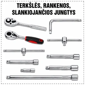 Dr. ratchets, handles, sliding joints