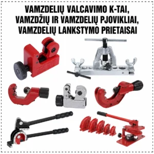 Tube rolling machines, cutters, bending devices