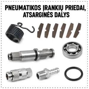 Pneumatic tool accessories, spare parts