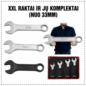 XXL wrenches and sets (from 33mm)