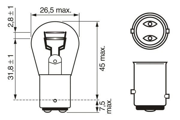 Posūkio signalo lemputė BOSCH – nuotrauka 6